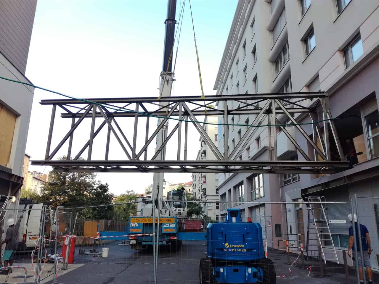 Levage passerelle Korian